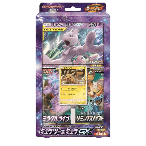 Mewtwo Mew Gx Jumbo Special Set Jp